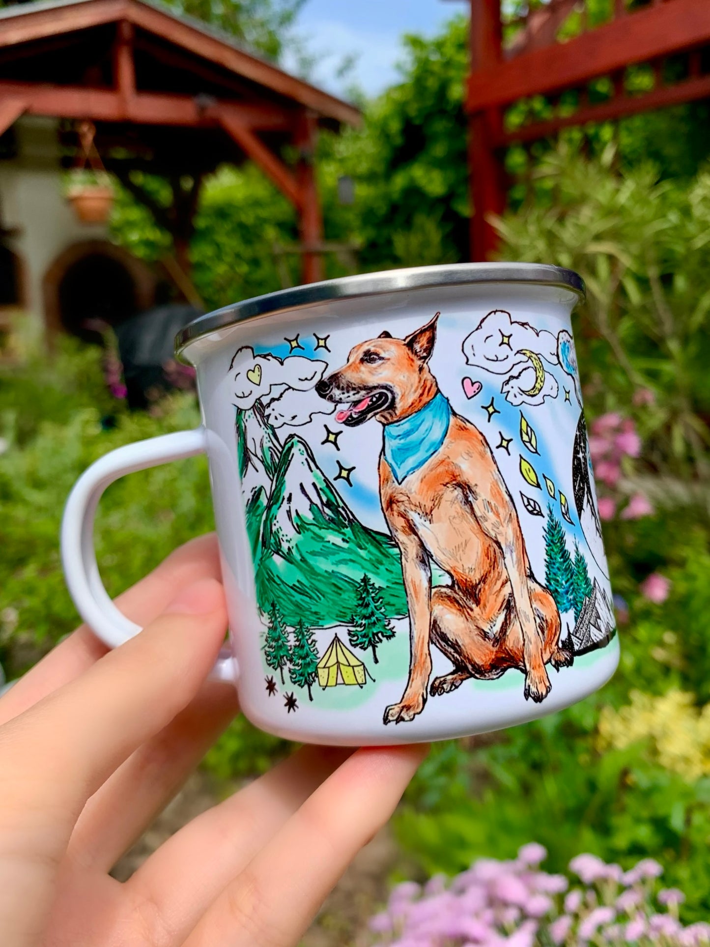PRĂMIUM KĂZZEL RAJZOLT KISĂLLATPORTRĂ â Teljesen egyedi hĂĄttĂ©r mintĂĄkkal â "PrĂ©mium csomag" / 32.990 Ft-tĂłl /