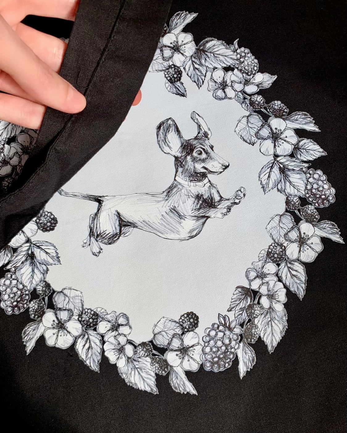 KÉZZEL RAJZOLT EGYEDI KISÁLLATPORTRÉ - Választható háttér mintákkal - "Kedvenc csomag" 25.990 Ft-tól