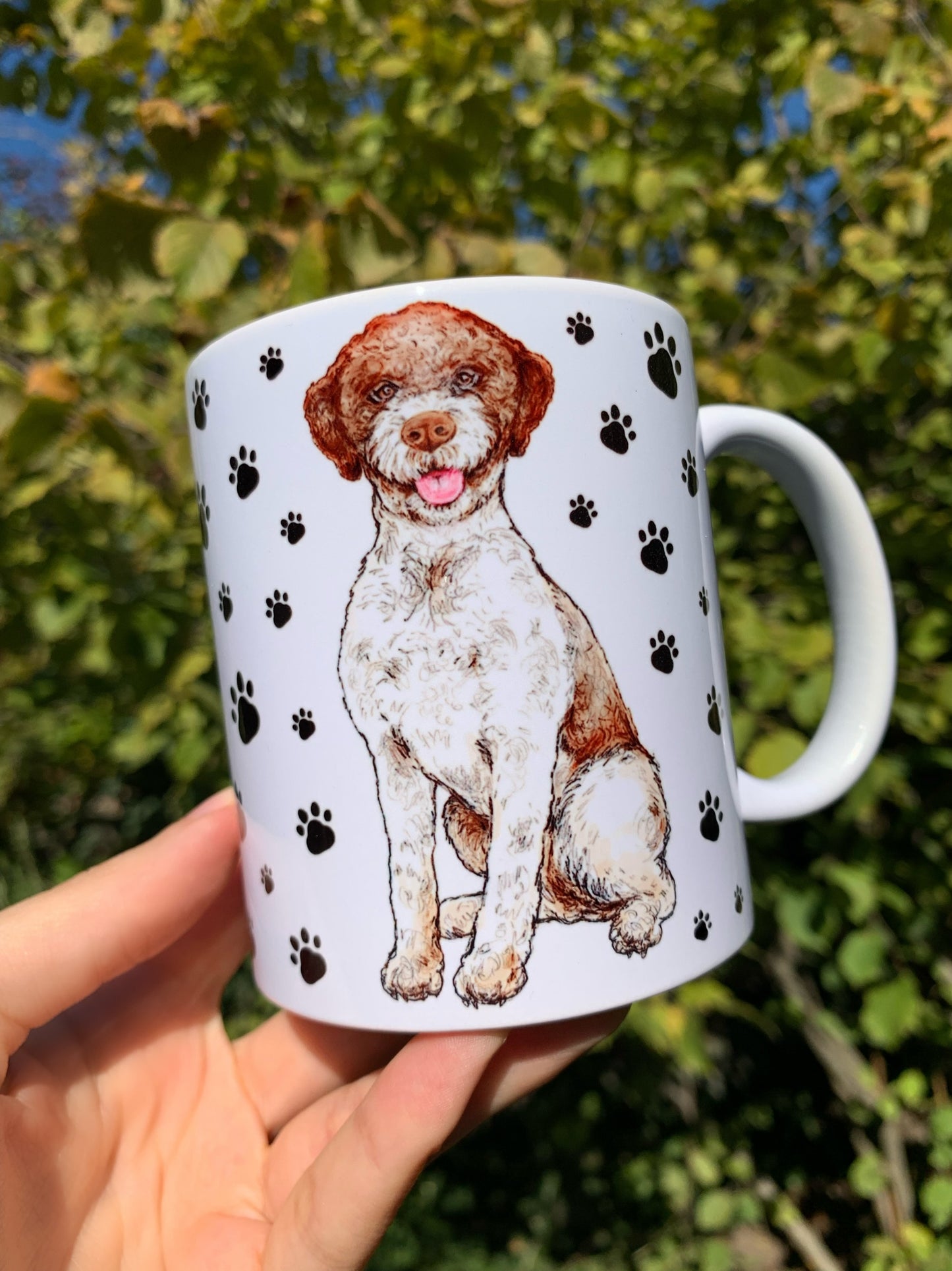 Lagotto - Cockapoo - Toy Poodlee bögre - KERÁMIA