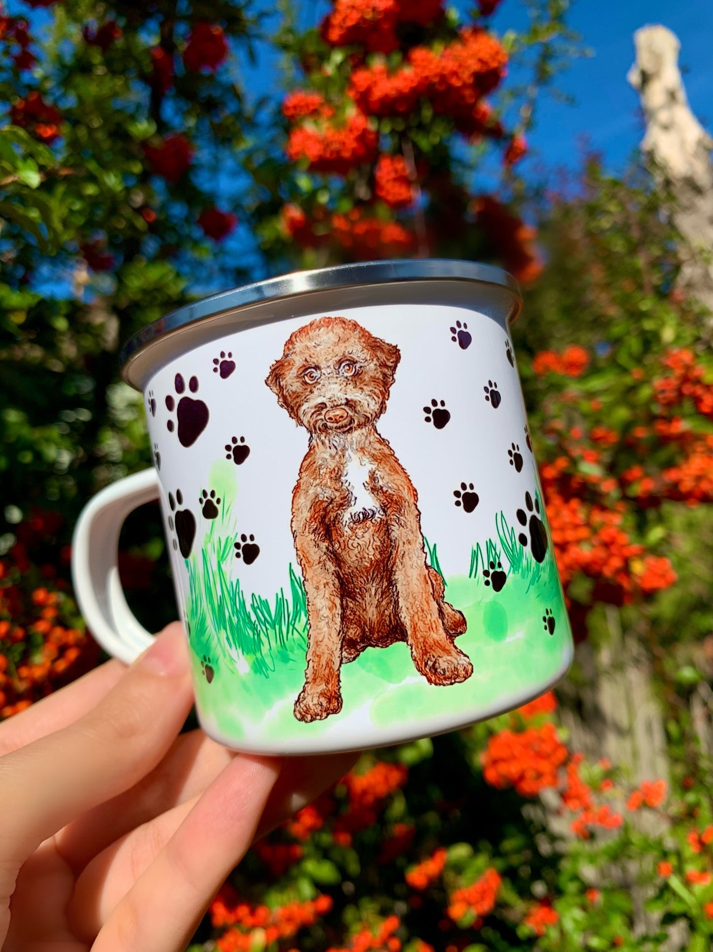 Lagotto - Cockapoo - Toy Poodlee bögre - FÉM