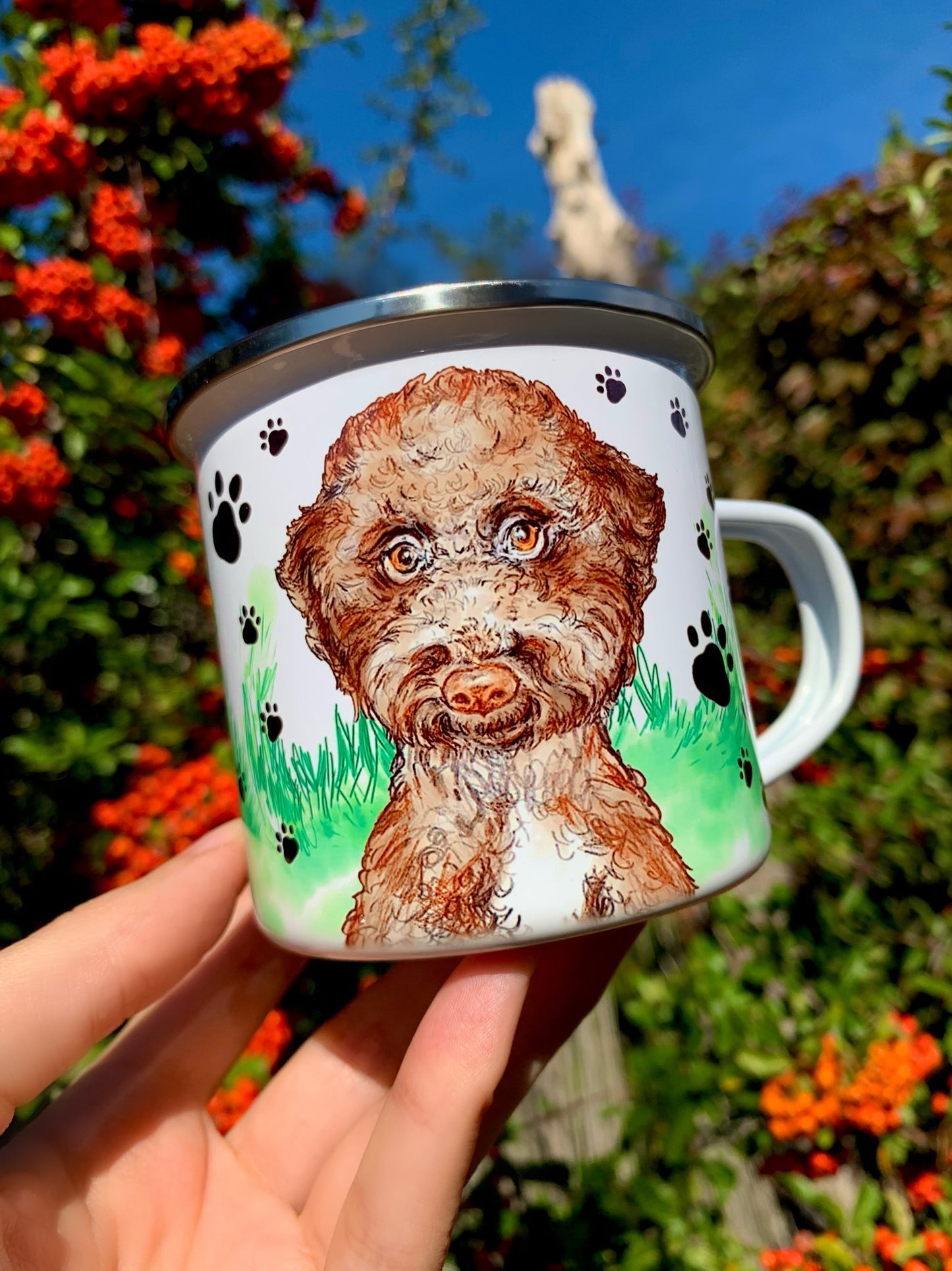 Lagotto - Cockapoo - Toy Poodlee bögre - FÉM