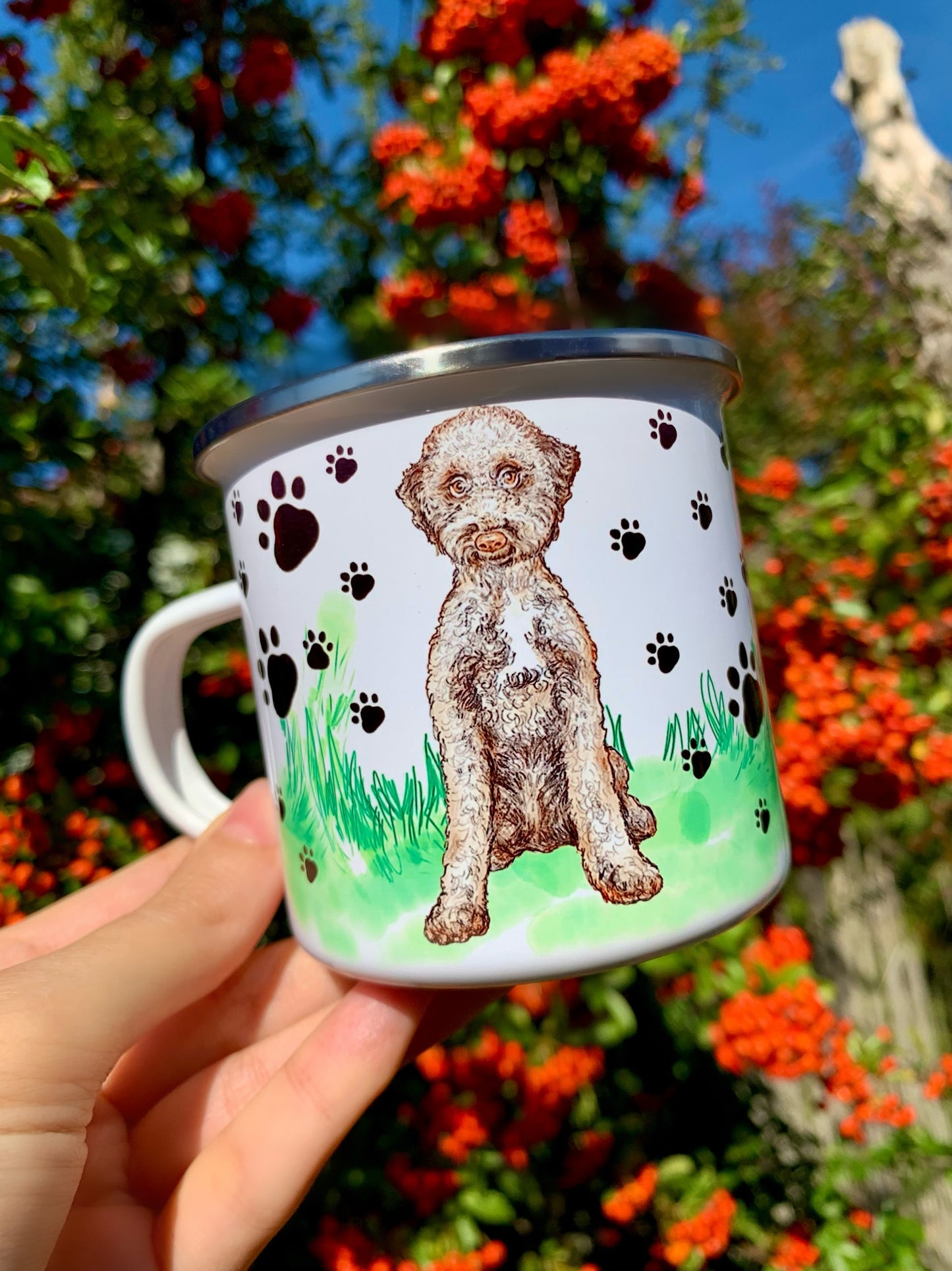 Lagotto - Cockapoo - Toy Poodlee bögre - FÉM