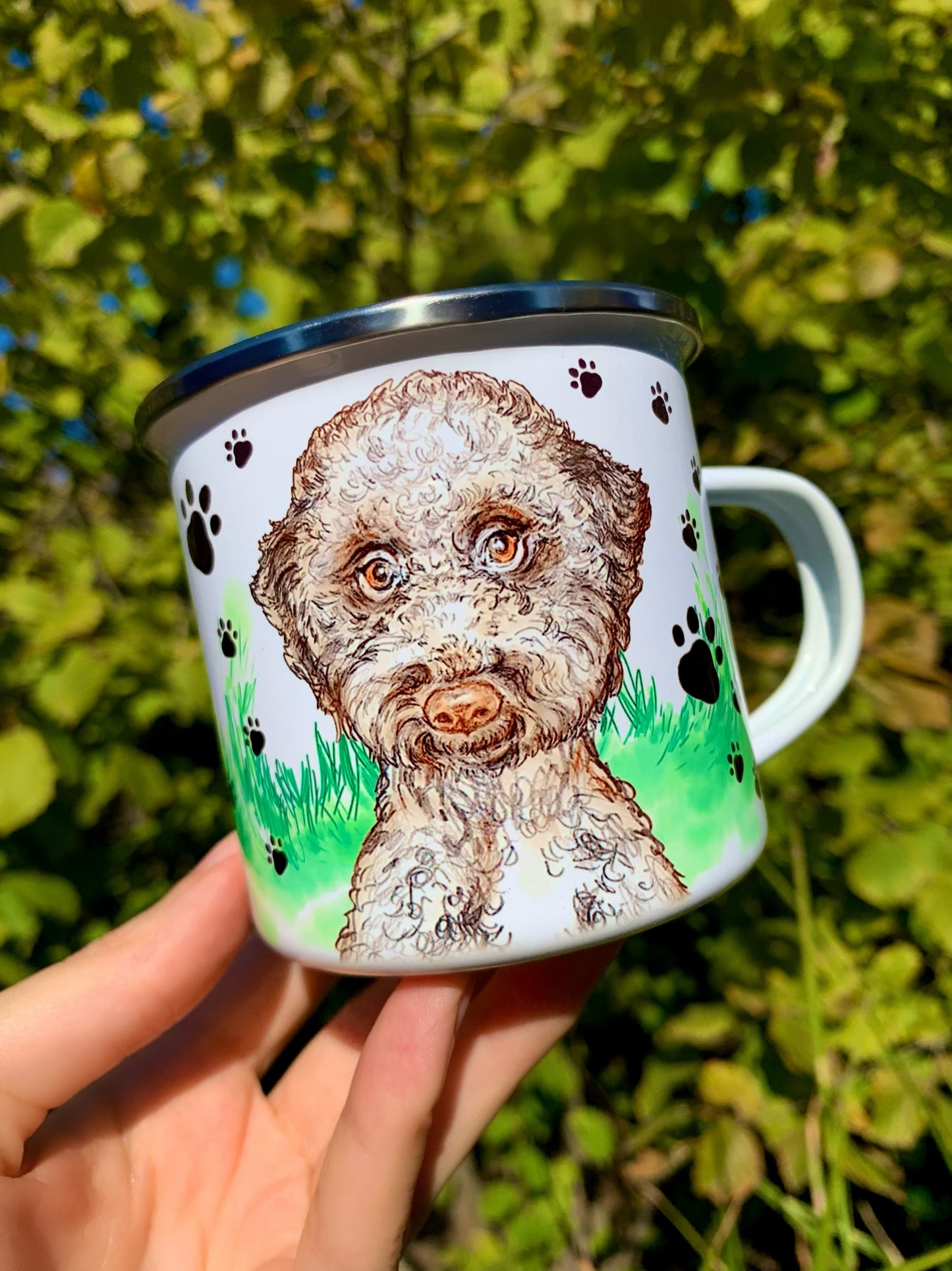 Lagotto - Cockapoo - Toy Poodlee bögre - FÉM