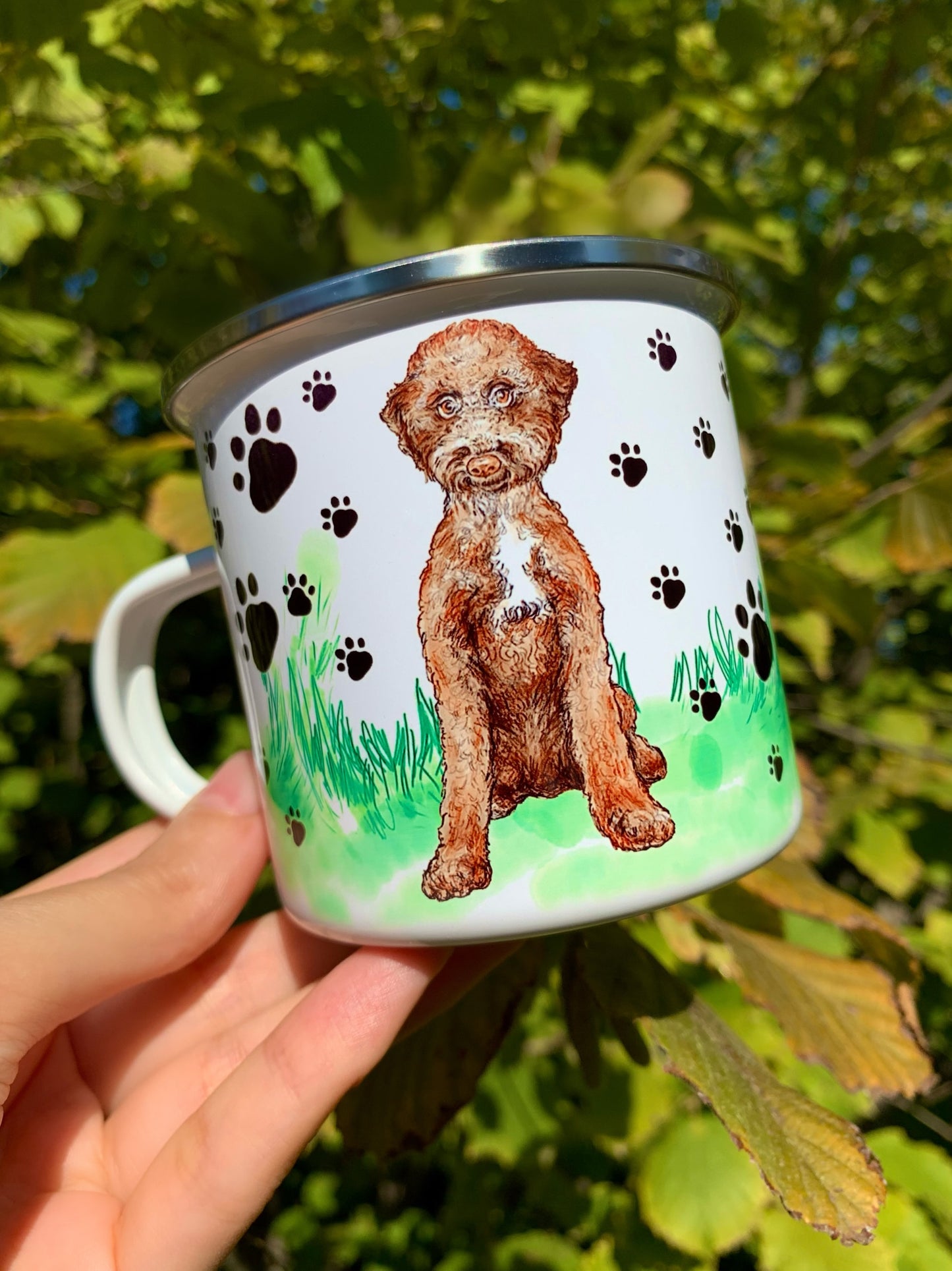 Lagotto - Cockapoo - Toy Poodlee bögre - FÉM