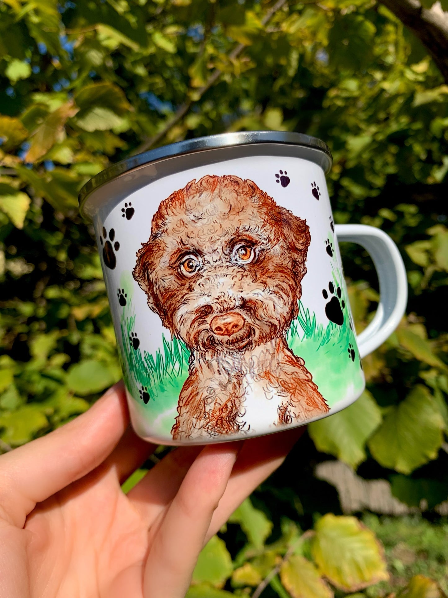 Lagotto - Cockapoo - Toy Poodlee bögre - FÉM