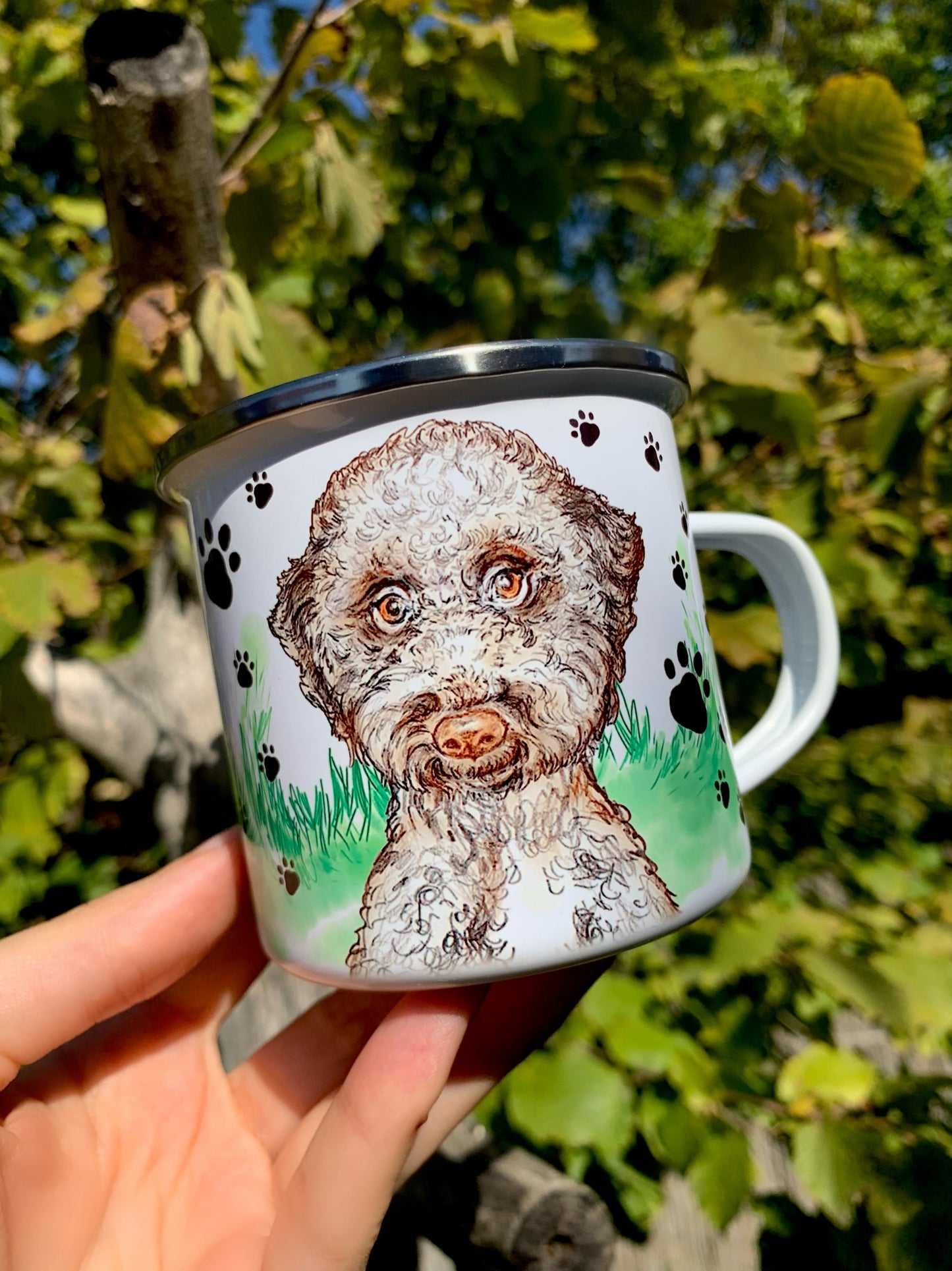 Lagotto - Cockapoo - Toy Poodlee bögre - FÉM