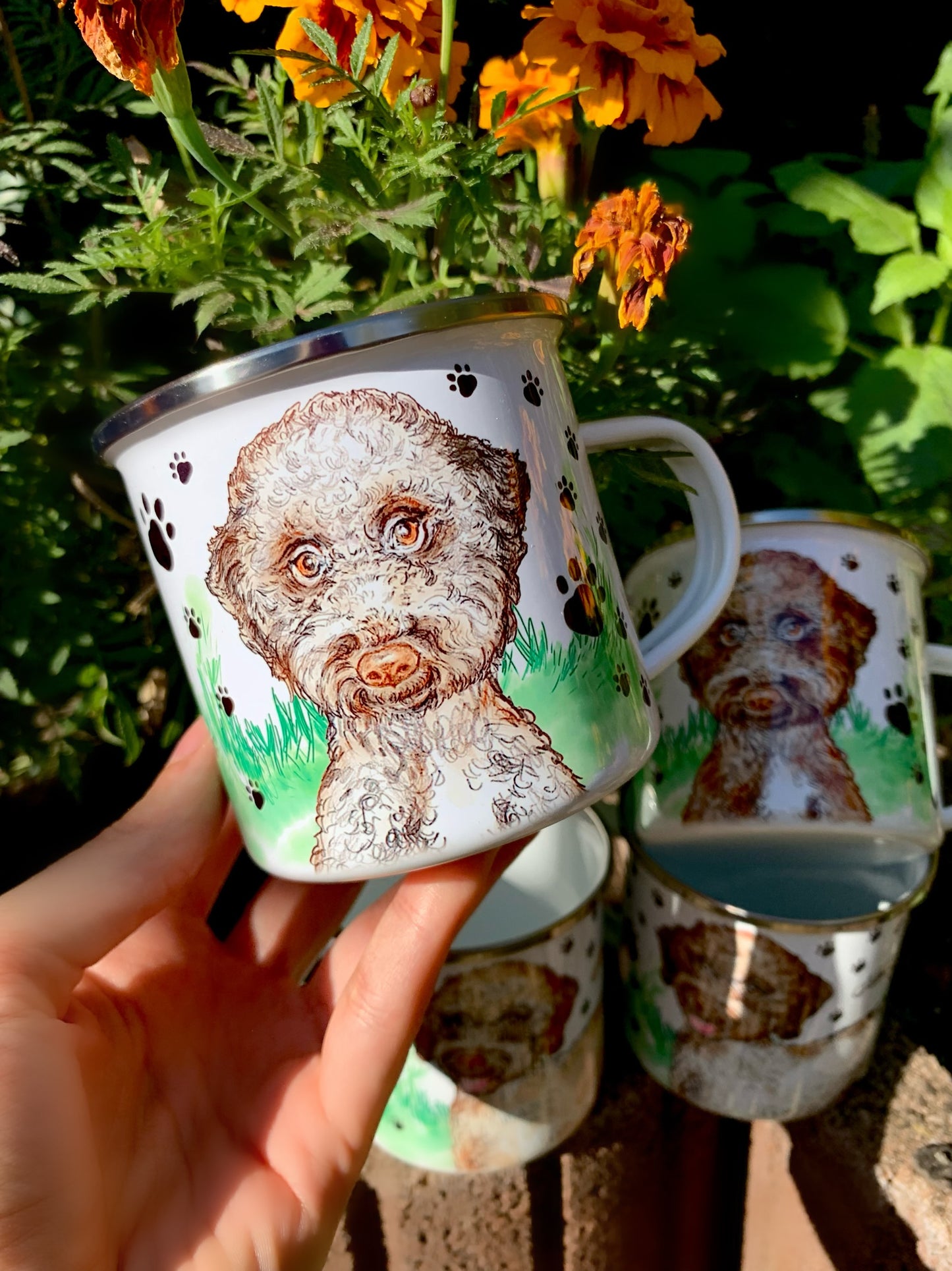 Lagotto - Cockapoo - Toy Poodlee bögre - FÉM