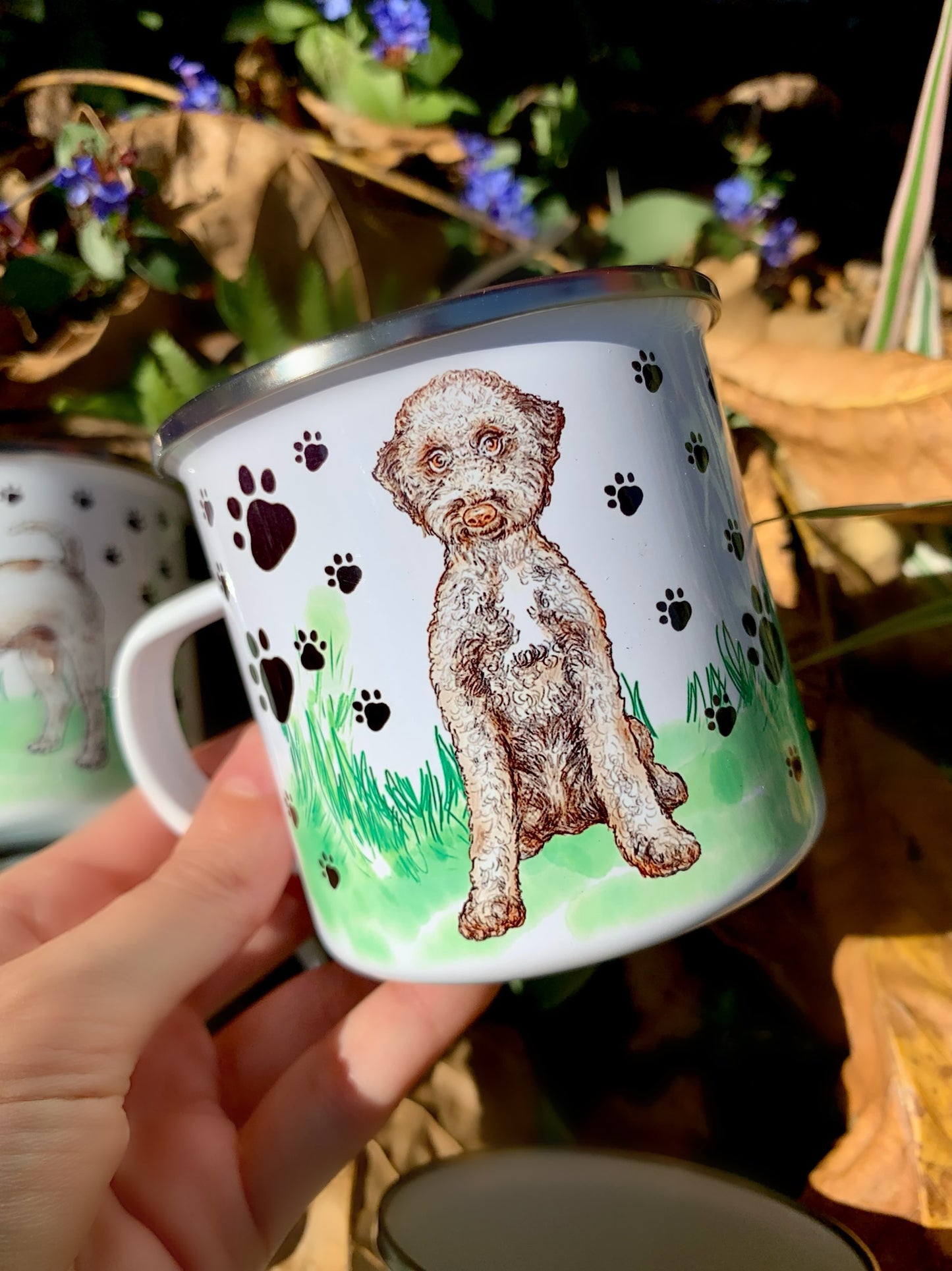 Lagotto - Cockapoo - Toy Poodlee bögre - FÉM
