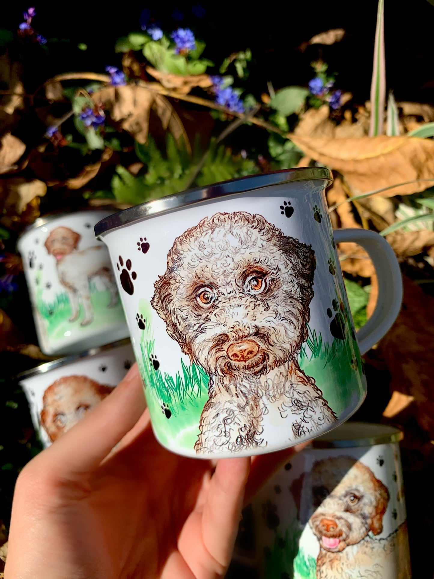 Lagotto - Cockapoo - Toy Poodlee bögre - FÉM