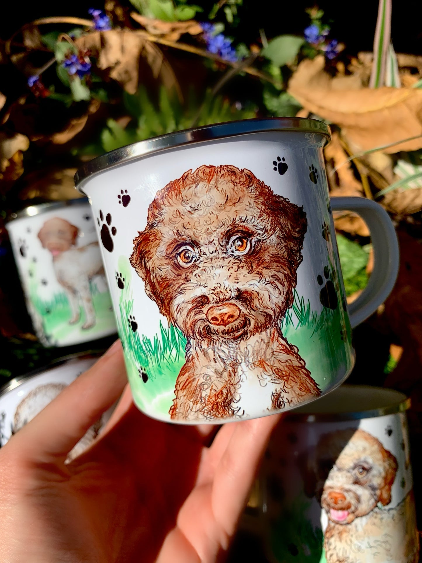 Lagotto - Cockapoo - Toy Poodlee bögre - FÉM