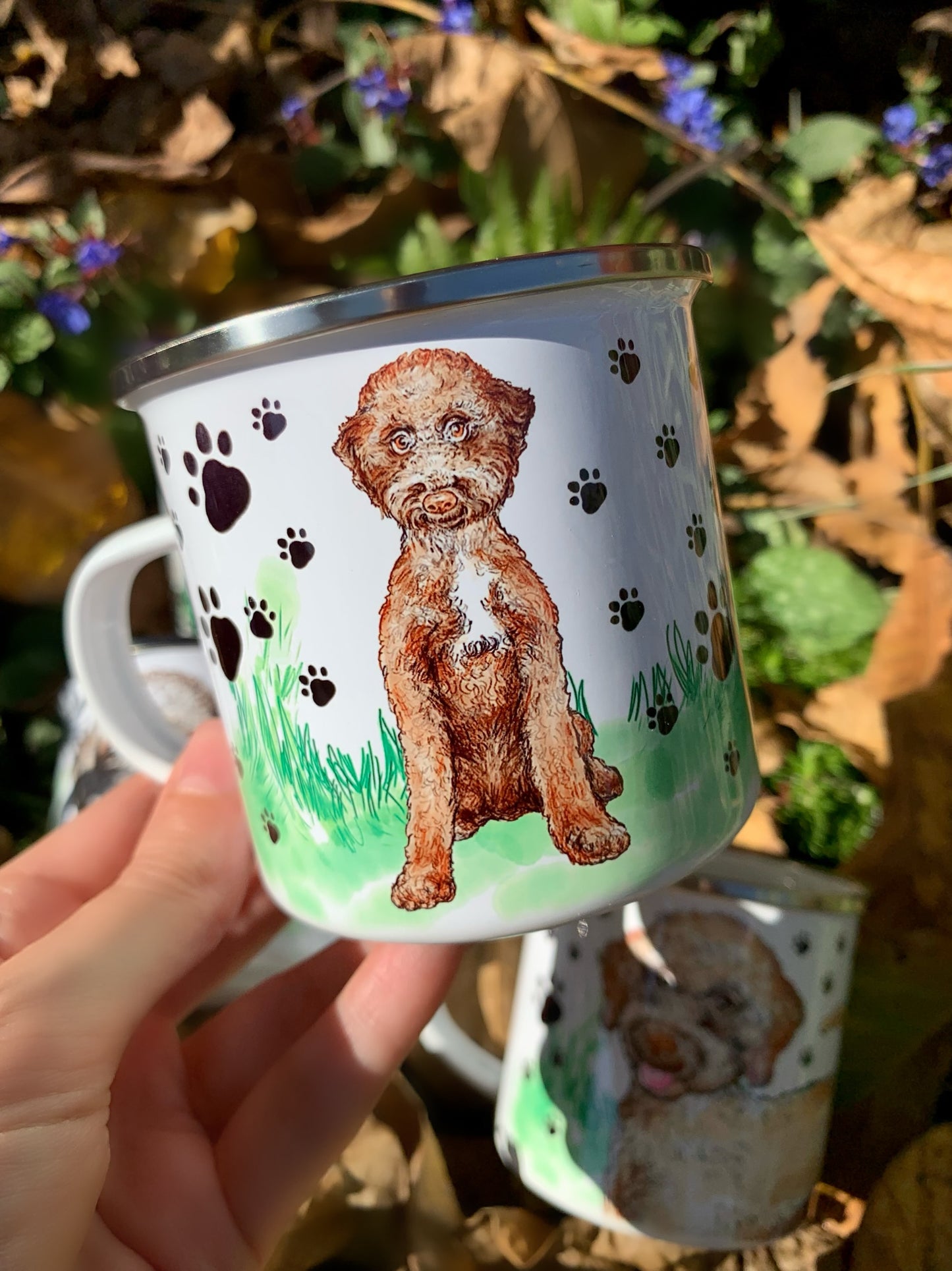 Lagotto - Cockapoo - Toy Poodlee bögre - FÉM