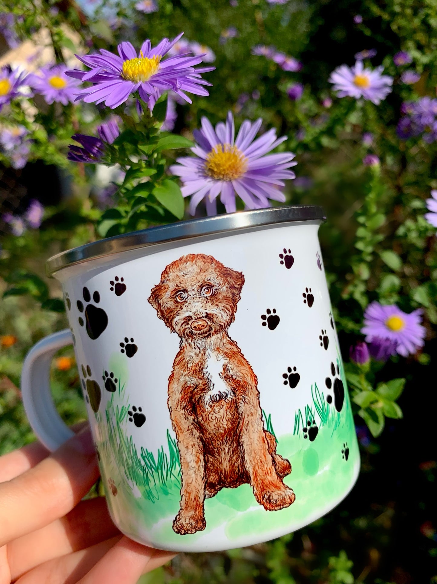Lagotto - Cockapoo - Toy Poodlee bögre - FÉM
