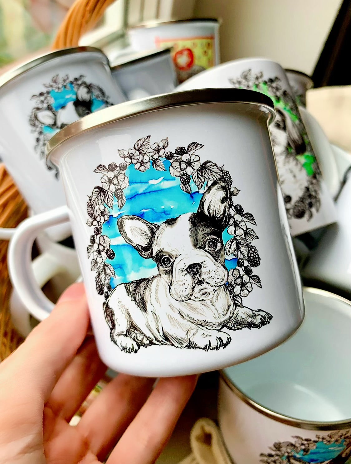 French Bulldog mug - Francia Bulldog bögre - 2 FÉLE BULLDOG MINTÁVAL