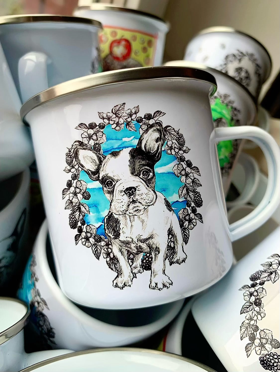 French Bulldog mug - Francia Bulldog bögre - 2 FÉLE BULLDOG MINTÁVAL