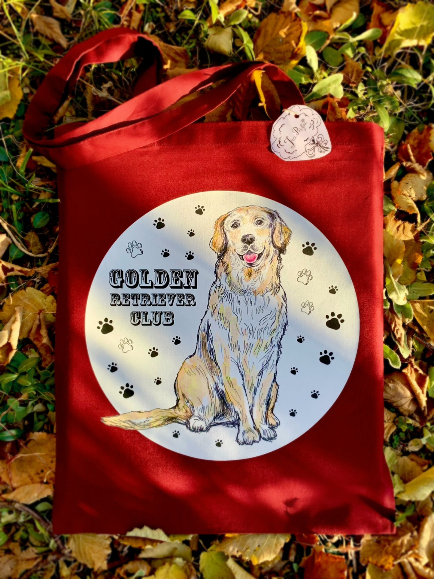 Golden Retriever táska - TERVEZD MEG TE! - Válassz GOLDEN RETRIEVER MINTÁT és TÁSKA SZÍNT