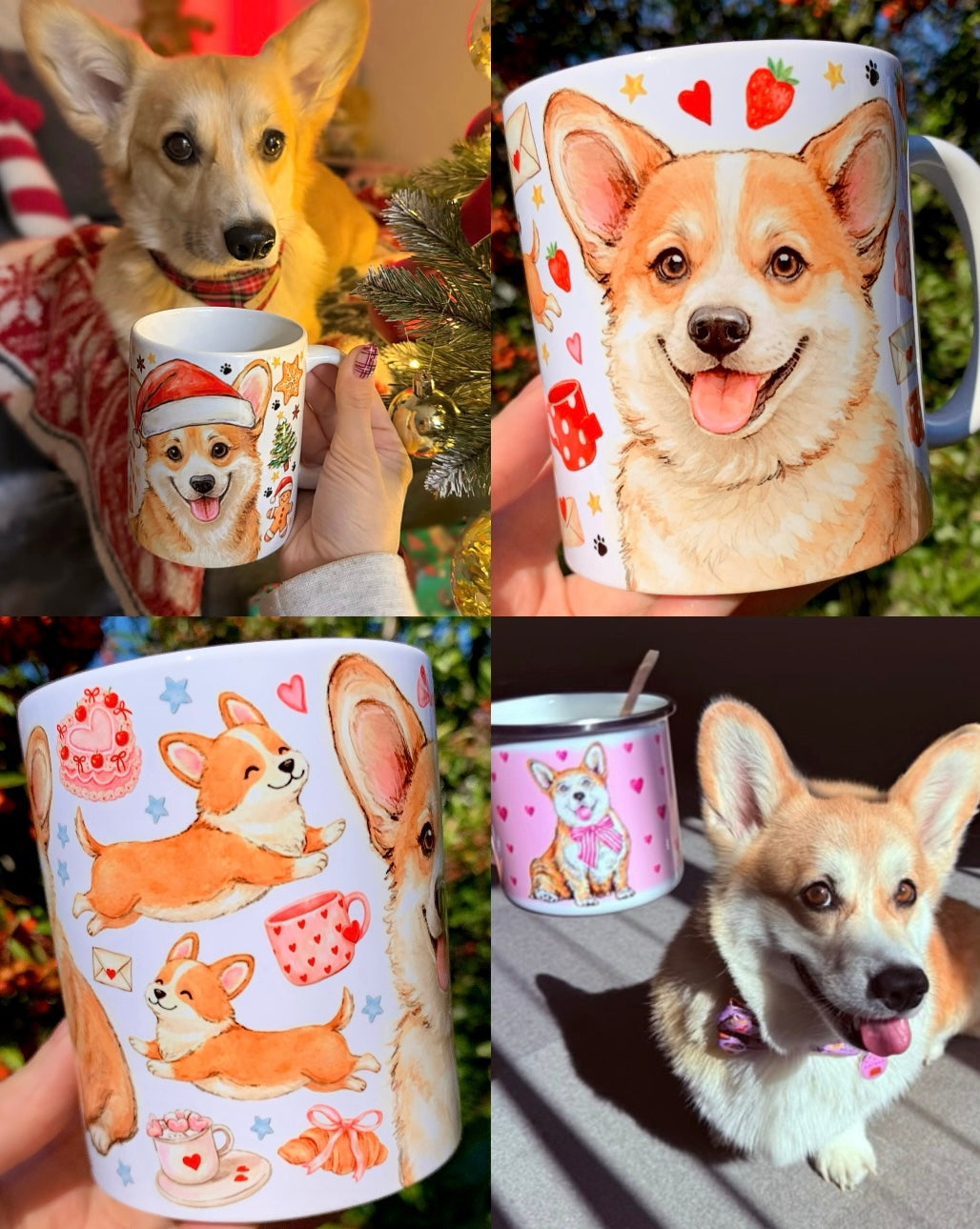 PRÉMIUM KÉZZEL RAJZOLT KISÁLLATPORTRÉ – Teljesen egyedi háttér mintákkal – "Prémium csomag" 45.990 FT-tól