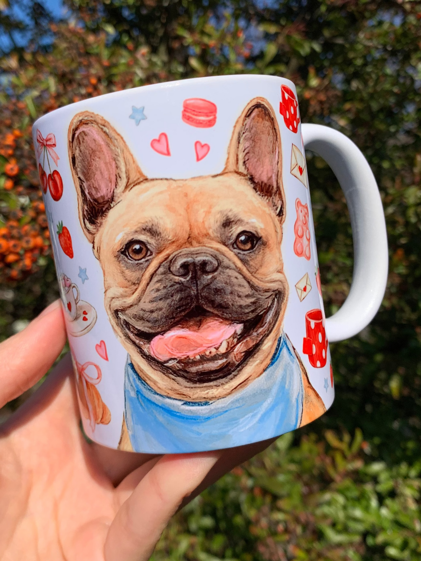 PRÉMIUM KÉZZEL RAJZOLT KISÁLLATPORTRÉ – Teljesen egyedi háttér mintákkal – "Prémium csomag" 45.990 FT-tól