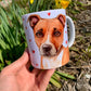 Staffordshire bullterrier bögre - Kézzel festett Staffi mintával