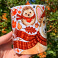 Corgi kutyás bögre - Őszi sálas Corgi mintával és süni mintával
