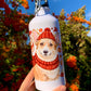 Őszi Corgis Kulacs - Sálas Corgi mintákkal és bájos őszi mintákkal