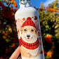 Őszi Corgis Kulacs - Sálas Corgi mintákkal és bájos őszi mintákkal