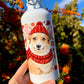 Őszi Corgis Kulacs - Sálas Corgi mintákkal és bájos őszi mintákkal