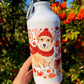 Őszi Corgis Kulacs - Sálas Corgi mintákkal és bájos őszi mintákkal