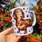 Chocolate brown dachshund mug - Csokibarna Tacskó bögre - Mancsos- Kerámia