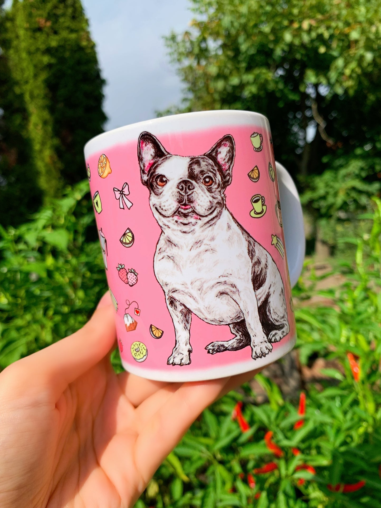 French Bulldog mug - Francia Bulldog bögre - 3 féle VÁLASZTHATÓ SZÍN