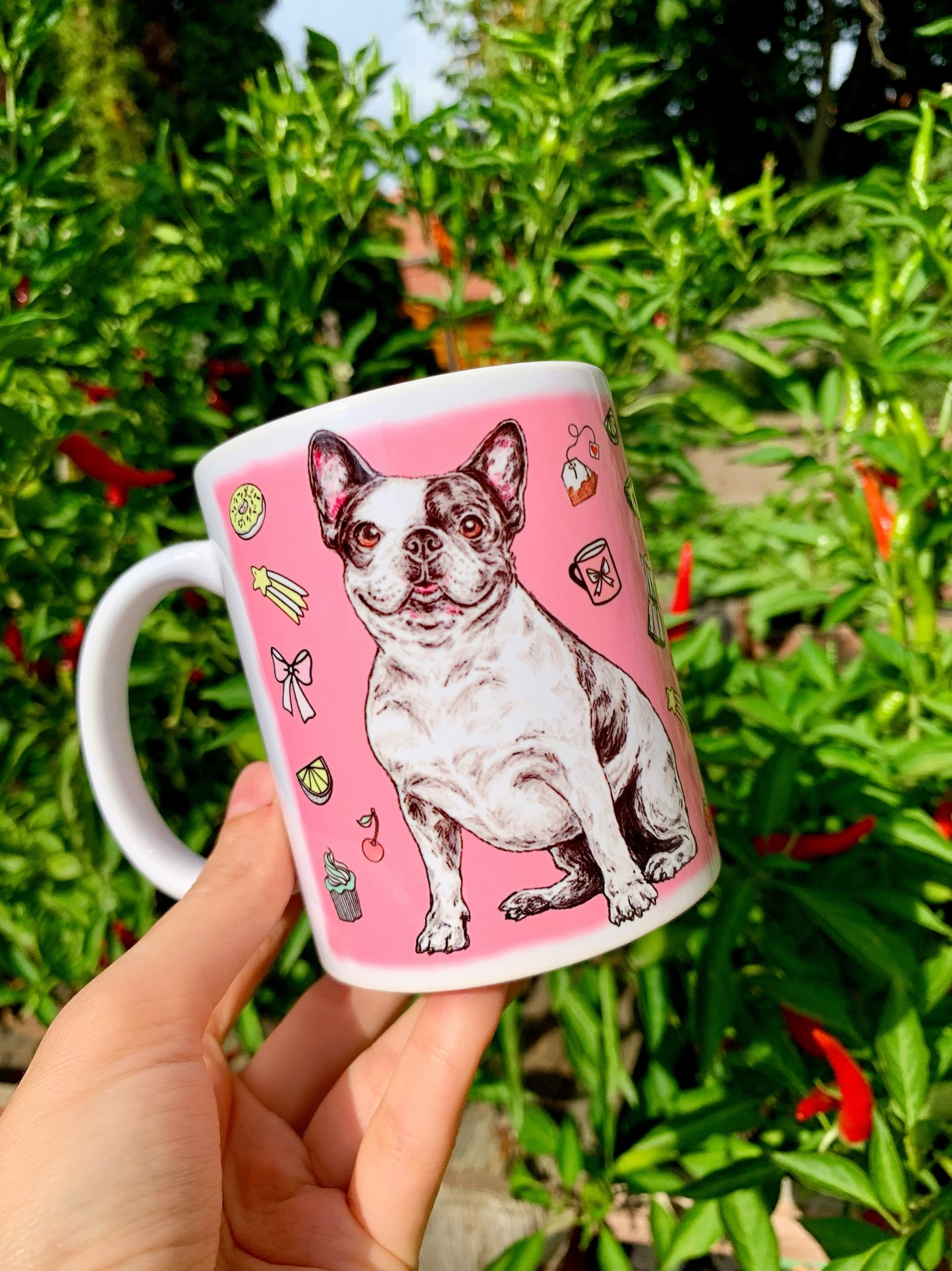 French Bulldog mug - Francia Bulldog bögre - 3 féle VÁLASZTHATÓ SZÍN