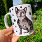 French Bulldog mug - Fekete Francia Bulldog bögre - FÉM vagy KERÁMIA