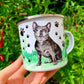 French Bulldog mug - Fekete Francia Bulldog bögre - FÉM vagy KERÁMIA