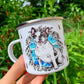 French Bulldog mug - Francia Bulldog bögre - RÓZSASZÍN vagy KÉK mintával