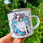 French Bulldog mug - Francia Bulldog bögre - RÓZSASZÍN vagy KÉK mintával