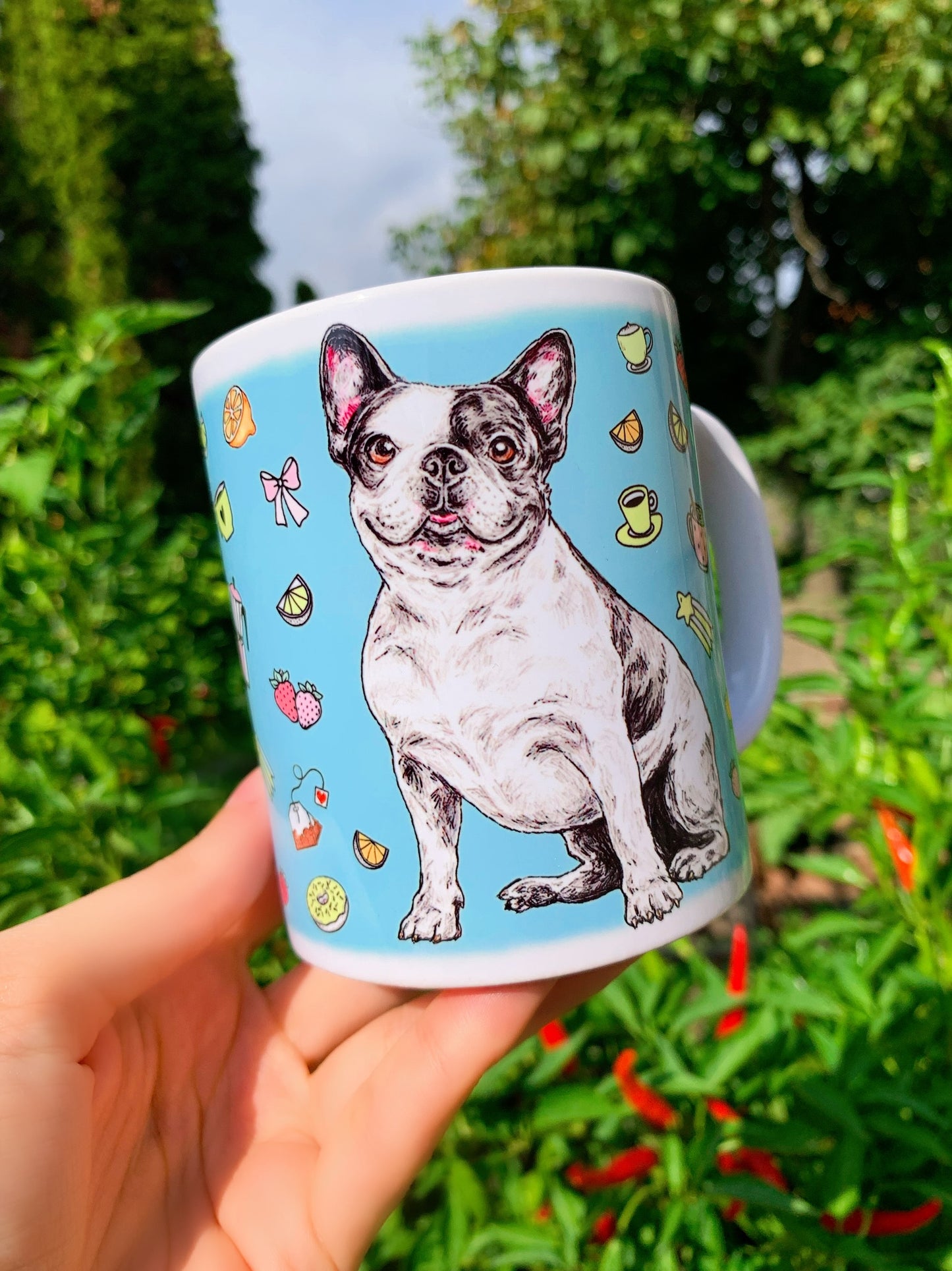 French Bulldog mug - Francia Bulldog bögre - 3 féle VÁLASZTHATÓ SZÍN