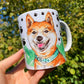 Shiba Inu kutya bögre - 2 féle Shiba Inu kutya rajz mintával - Kerámia