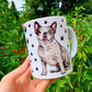 French Bulldog mug - Szürke Francia Bulldog bögre - Választható 2 féle Bulldog mintával