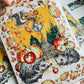 Sün, tök és őszi falevél mintás puzzle kirakó gyerekeknek és felnőtteknek.